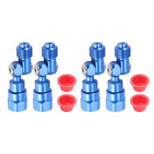 4St 7/8 Tum F-7/8 Tum M Airless Spray Machine Vridledsadapter Silver Snurrled för Wagner/ Paint Sprayer