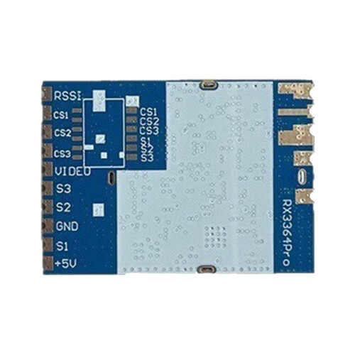 3.3G RX3364Pro FPV VRX Module Wireless Receiver Module Wireless Analog Receiver RSSI FPV Audio Video Transmission Module 1
