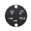 SK6812 RGBW Round Full Color Black Single Point Single Control Ring Development Board 7 Bit DC5V 5