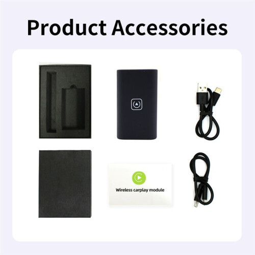 CarPlay  Box Wireless CarPlay Adapter Wired to Wireless CarPlay for USB/Type C Dongle 2