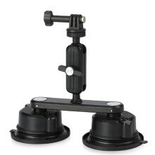 Suction Cup Mount for ,Camera Car Mount  Car Window, Windshield 360 Rotation Double Suction Cup Mount