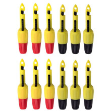 12PCS Insulation Wire Piercing Puncture Probe Test Hook Clips with 2mm Socket Automotive Car Repair