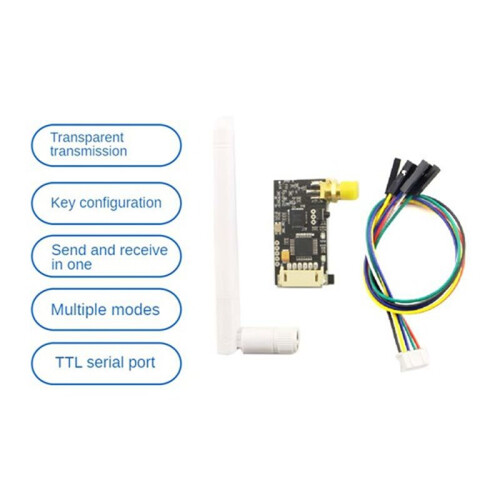 2Pcs SX1278 433M Lora Wireless Module UART Serial Transmitter Receiver Module 1