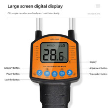 JGL-188 Digitales Getreidefeuchtigkeitsmessgerät für Mais, Weizen, Erdnüsse, Sojabohnen, Getreidemessung, Feuchtigkeitstester