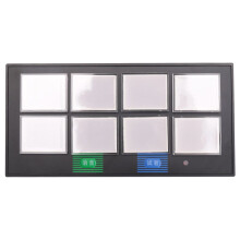 Pannello di Segnalazione Allarme A 8 Canali, Controllore di Allarme con Suono e Luce, Indicatore di Allarme LED Industriale AC220V