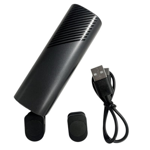 Draadloze Lavalier-Microfoon met Oplaadcase, -Clip/Magnetische Microfoon Type-C-Interface voor Video-Opname op  Devices 2