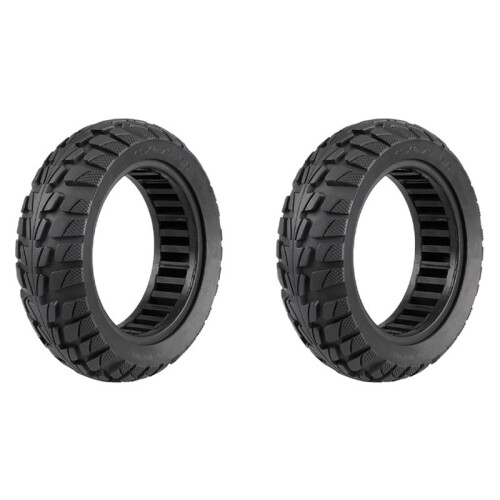 2X Solid Tire 10 Inch,10X2.70-6.5 Solid Tire Scooter Tubeless Puncture-Proof Tire,Explosion-Proof Solid Tires for