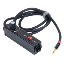 3,5 auf XLR Audio-Isolator-Konverter, Notebook auf Mixer, Lautstärkeregelung, Rauschunterdrückung, 3,5 auf Balance