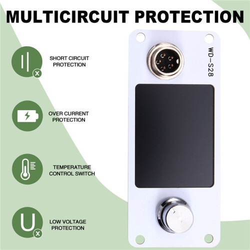 C245 Main Control Board Program Temperature Control Supports Dual Core Heating Core  17-24V 2.0inch 1