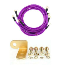 Universal Car Ground Cables Auto Booster Jumper Grounding Wire System Kit to Improve Power for Cars SUV Auto B