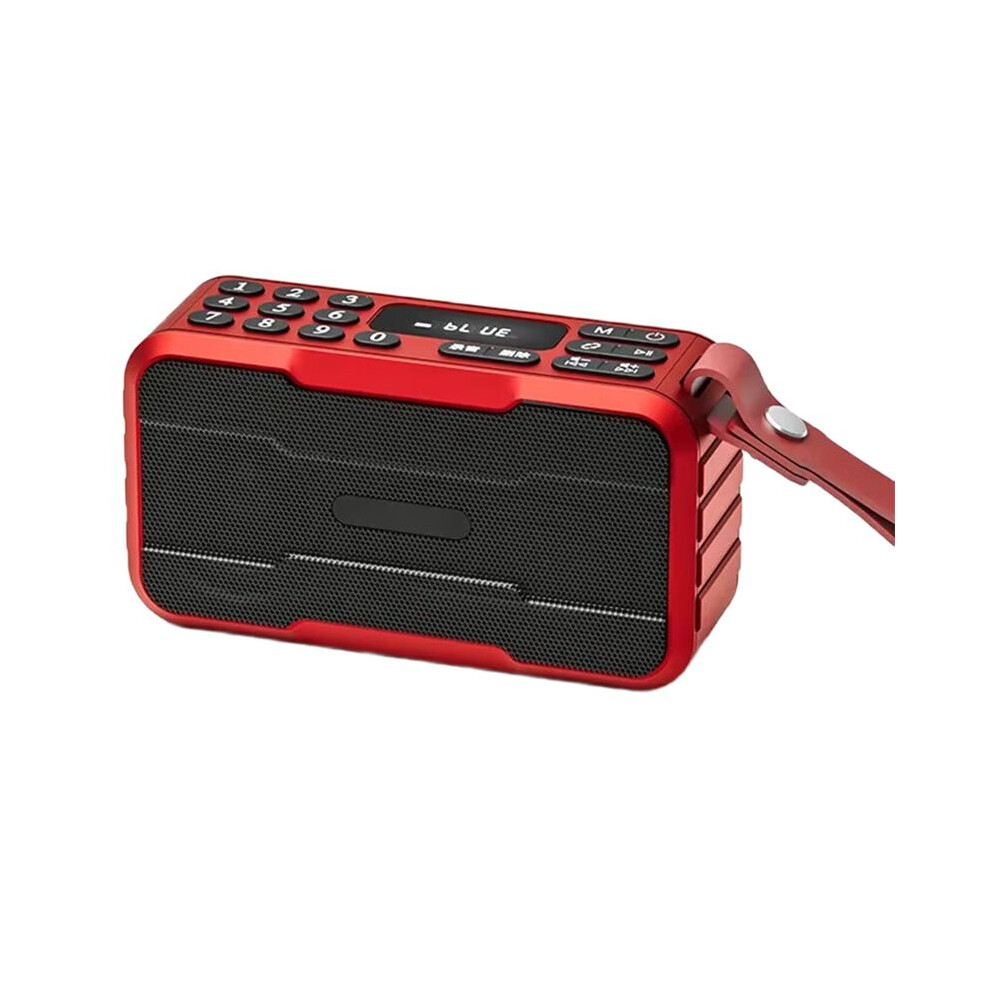 Portable Radio Fm Radios Speaker Hifi Sound Soundbar Subwoofer Handsfree Music Player Recorder With Mic,B 6033890121849