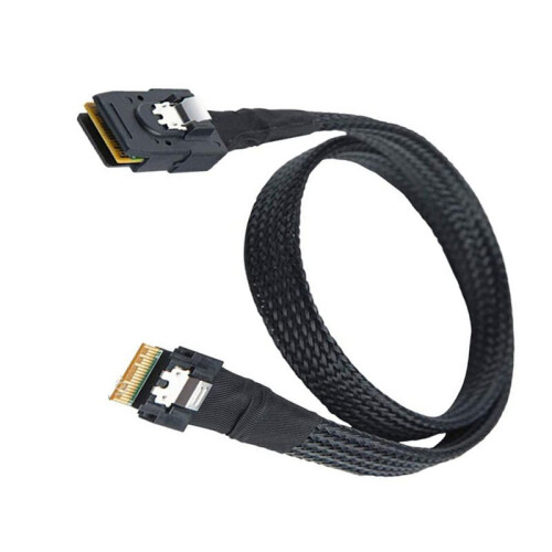 SAS 8087 to SLIM SAS 8654 4i Server Internal High-Speed Connection Harness Target Data Cable 1