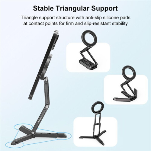 PULUZ for  Desktop Live Streaming Magnetic Foldable Phone Holder Bracket 2