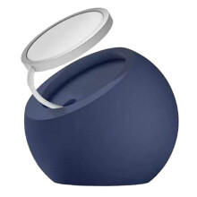 Supporto di Ricarica Magnetico In Silicone A Forma di Sfera da Scrivania, Stazione di Ricarica Wireless, Supporto Blu