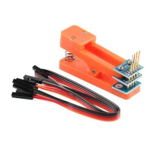 Teststandaard Pcb-Clip 2,54 mm Afstandklem Brandende Armatuursonde Pogo-Pin Downloadprogramma 4P-Kabel