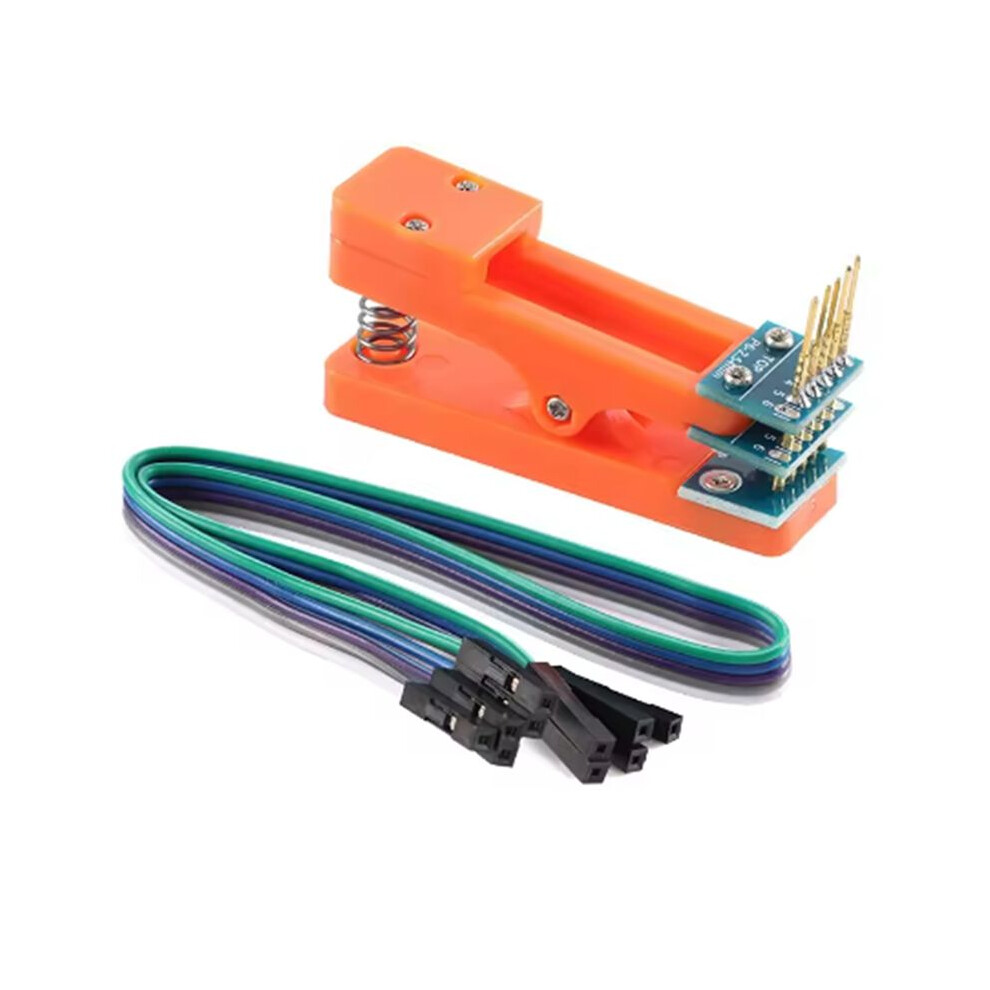Test Stand Pcb Clip 2.54Mm Spacing Clamp Burning Fixture Probe Pogo Pin Download Program Burn 5P Cable 6033350613969