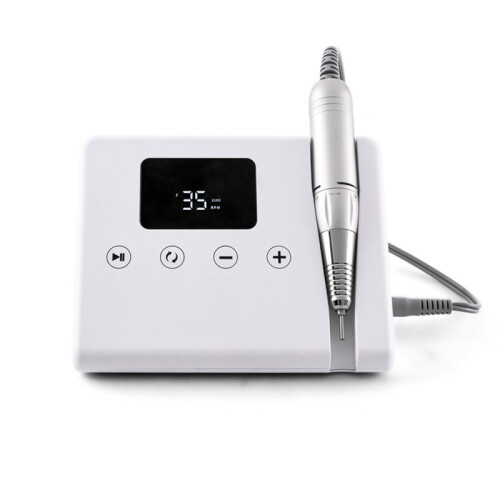 Special Telephone Shape Design High Power Nail Drill Machine with Touch Button for Desktop Easy Use EU Plug