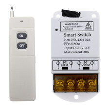 Wifi 30A Tuya Intelligent Automation Modules APP Remote Control DC12-76V Relay High Power