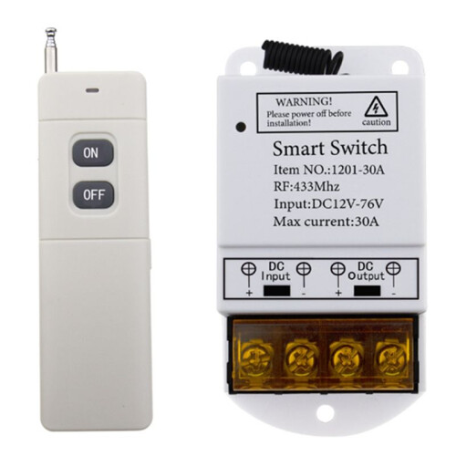 Wifi 30A Tuya   Intelligent Automation Modules APP Remote Control DC12-76V Relay High Power