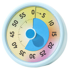 Timer Visivo Colorato Timer Manuale A Rotazione Bambini Aula Apprendimento Cucina Cronometro per Conto Alla Rovescia C