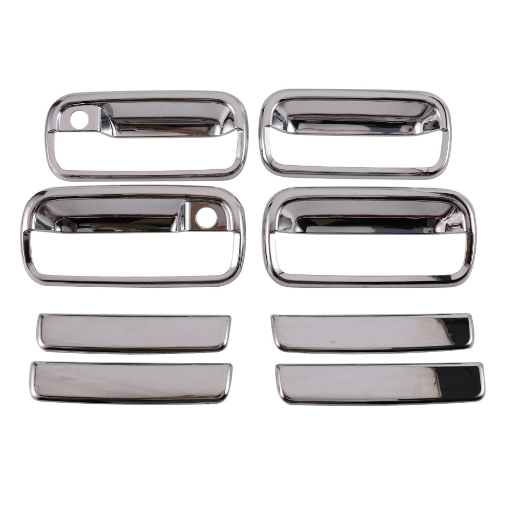 Car Handle Door Bowl Cover Chrome Plated Molding For Hilux Surf 1998-2002 Silver 4713298681177