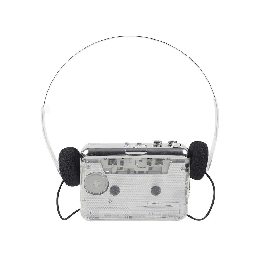 Ton010b Cassette Player Portable Tape Recorder To Mp3 Transparent Usb Cassette Capture To Mp3 Format Tape Music Player B 6032692448079