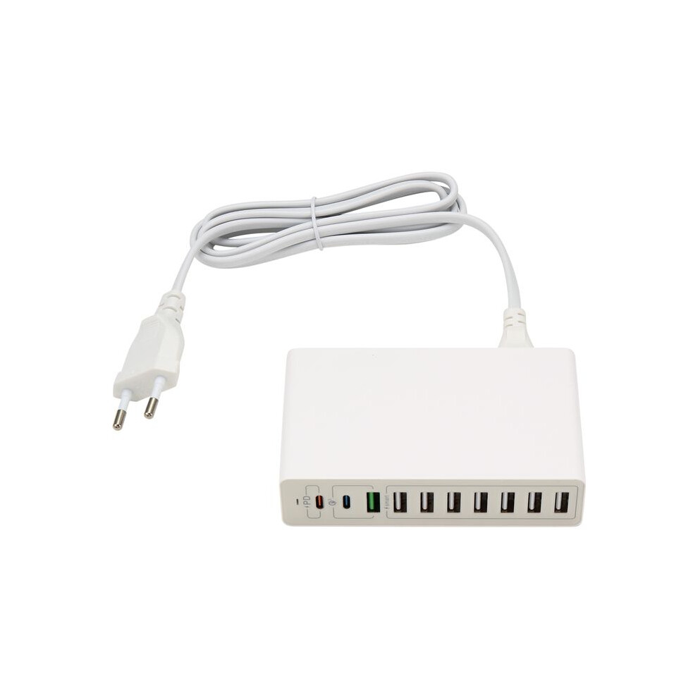 65W Usb Charger Station 10Port Desktop Usb Fast Charger For Usb Charger For Multiple Devices Phone Tablet Laptop Eu Plug 6034197756451