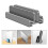 Supporto per Laptop In Lega di Alluminio con Tre Slot, Supporto per Notebook In Silicone, Supporto per Computer, Tablet e Telefono 3