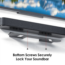 Supporto Universale per Montaggio A Parete per Soundbar, Supporta Fino A 30 Libbre di Peso, Supporto per Altoparlante Audio, Scaffale per Montaggio A
