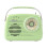 Rádio  Multifuncional Vintage com Design Retrô e Conectividade USB BT  FM AUX, Ideal para Casa e Escritório D 1