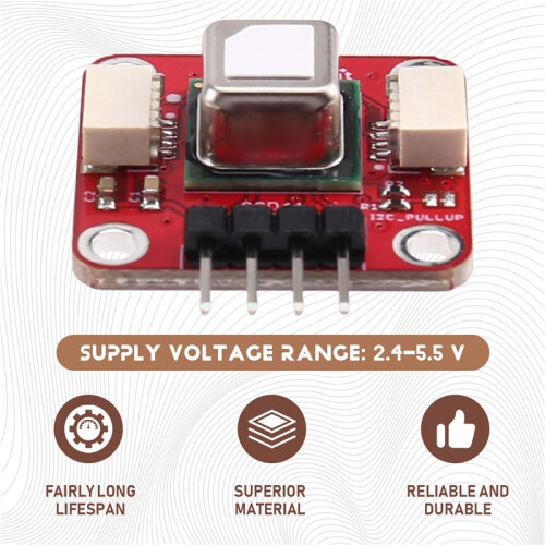 SCD41 Gas Sensor Module Detects CO2 Carbon Dioxide Temperature and Humidity in One Sensor I2C 1