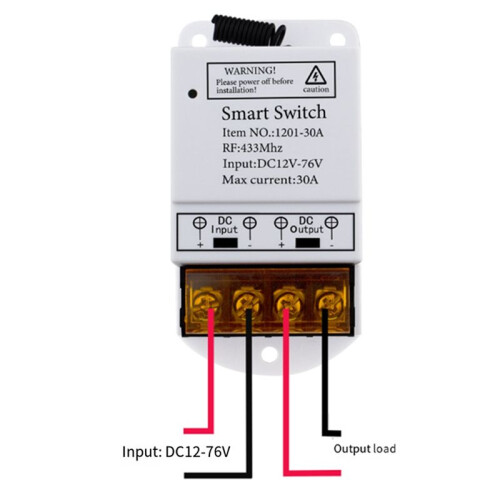 Wifi 30A Tuya   Intelligent Automation Modules APP Remote Control DC12-76V Relay High Power 1