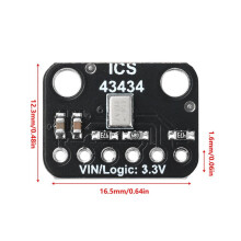 Modulo Microfono Digitale MEMS ICS-43434 Modulo Microfono I2S  1,5 V-3,6 V Modulo Filtro Passa-Basso A Basso Costo