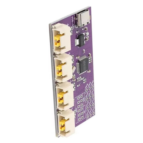 USB to 4 TTL Serial Port USB Type-C Interface 6Mbps High-Speed CH344 Chip Communication Conversion Module 1