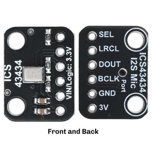 ICS-43434 MEMS Digitale Microfoonmodule I2S  1,5 V-3,6 V Microfoonmodule Breakout Goedkope Laagdoorlaatfiltermodule 2