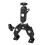 C1FD Rotating Two   Camera Clamp Adapter Cold Shoe Connection Fit Action Camera Smartphones 1