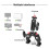 C1FD Rotating Two   Camera Clamp Adapter Cold Shoe Connection Fit Action Camera Smartphones 5