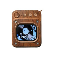 Altoparlante  Vintage,  Altoparlanti Intelligenti Multifunzionali, Altoparlante Portatile da Esterno, Touch Screen, Audio Tascabile