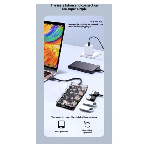 USB Hub 4-Way   Timer Voice Control Converter USB Hub - 4-Way WiFi Requires Gateway 2