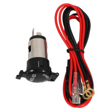 Universal 12V-24V 120W Impermeabile Accendisigari Auto Femmina Accendisigari Presa Di Corrente Spina con Tappo Di Chiusura, Kit Di Collegamento Di