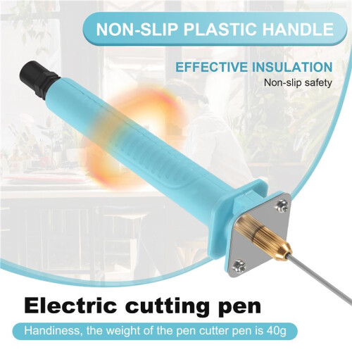 Electric Foam Cutter 10cm Cutting Pen + Electronic Adaptor Cut 2