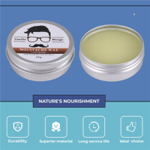 Lanthome Male Beard Wax Attractive Mustache Moustache Nourishing Beard Care Improve Messy Sparseness Reducing Curls Hair Growth Cream 30G Hair Pattern