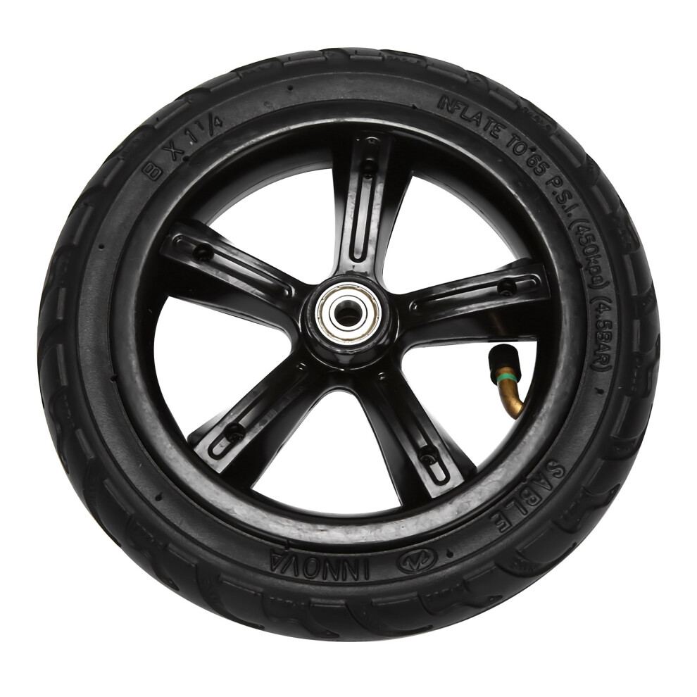 8 Inch Electric Scooter Tire 8X1 1/4 Inner Tire 200X45 Pneumatic Tire Whole Wheel-8Mm Black 4711704534543