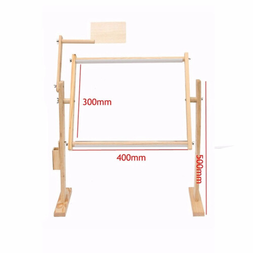 Adjustment Solid Wooden Frames Tabletop Crossstitch Embroidery Floor Stand For Needlework Sewing Handmade Tools  Stitch Bracket 1