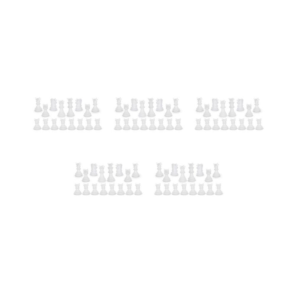 5 Set Chess Mold For Resin Silicone Chess Resin Mold Chess Crystal Epoxy Casting Molds For Diy Crafts Making 4713767935633