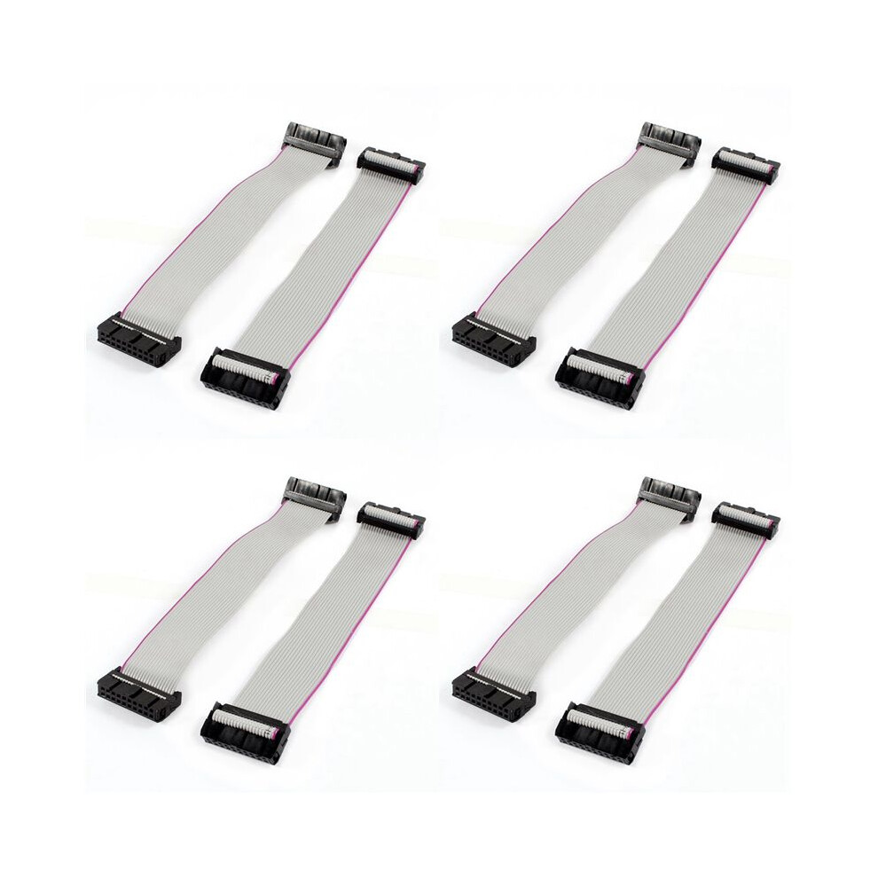 8 Pieces 2.54 Mm Pitch 20 Pin F/F Idc Flat Ribbon Cable Connector 6033245253713