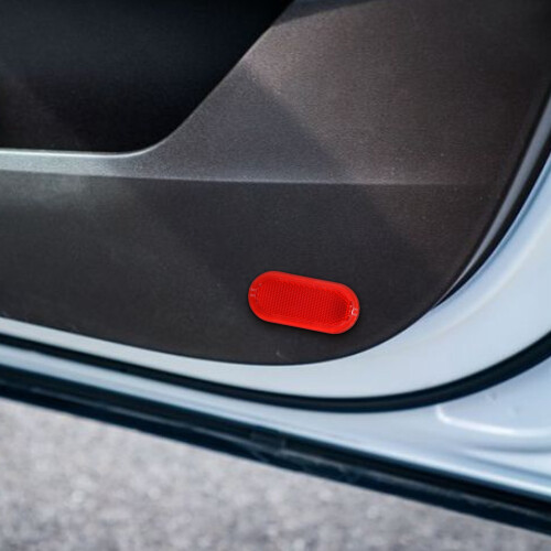 2Pcs Red Interior Door Panel Warning Light Cap Reflector for  Beetle Caddy  6Q0947419 2