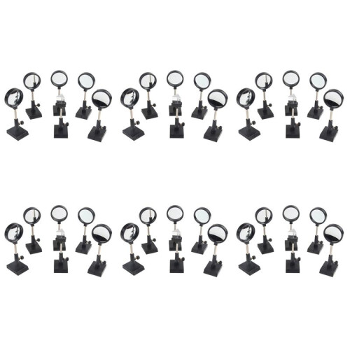 6X Physical Optics Experiment Set Convex Lens Concave Lens Triangular Prism Plane Mirror Convex Mirror Optical Lens