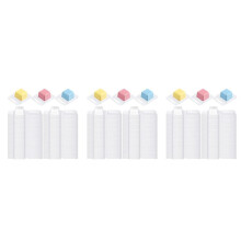Wachsschmelzformen, Transparent, 38 Ml, Quadratische Kerzenformen für Selbstgemachte Schokolade, Wachsschmelze, Dochtlose Kerzen, Seifenherstellung