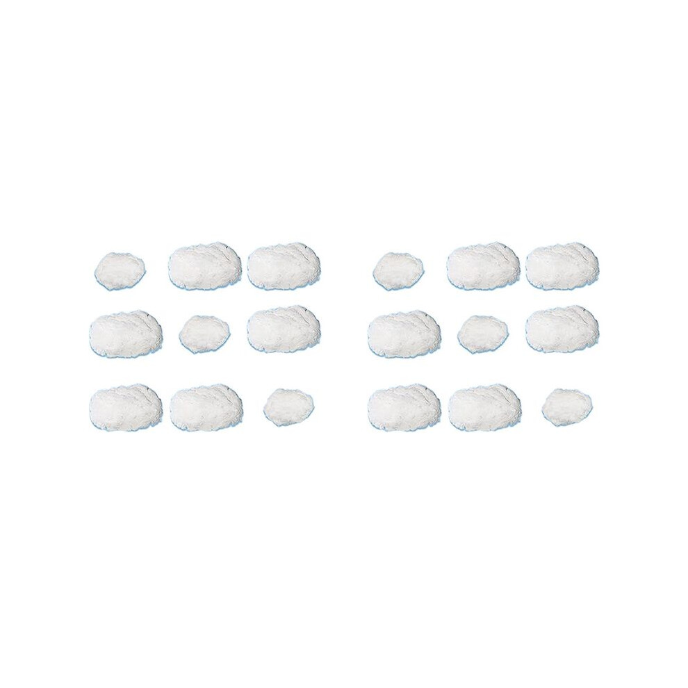18PCS Clouds Decorations for Ceiling, Cotton Simulation Hanging Cloud Decoration, 3D Artificial Clouds Props